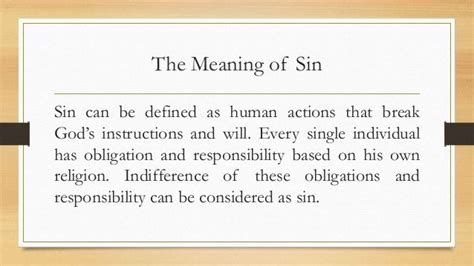 sin meaning in marathi